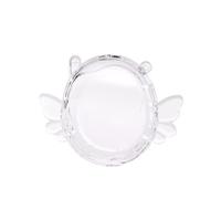 pour Tamagotchi Uni, Coque de Protection Rigide en Cristal pour Animal de Compagnie virtuel, Coque Transparente en PC Anti-Rayures pouvant Tenir Debout(Ange Transparent)