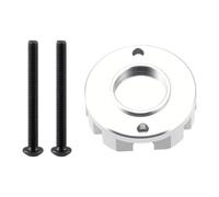 Pour Tamiya 1/12 Alliage D'aluminium Capot Moteur Voiture Télécommandée Monster Réparations Améliorations Camions Remplacements Modifications Accessoiress Composants Rc(Silver)