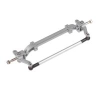 Pour Tamiya 1/14 Biellette Direction Avant Métal Noir Essieu Pièce Rechange Tracteur RC Accessoire Modèle Réduit Assembler Camion Modèles D'Essieu Rc(Silver)