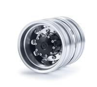 Pour Tamiya 1/14 Jante Arrière Alliage D'aluminium 10 Rayons Pièce Rechange Pour Roues Pneus Camions Tracteurs Remorques RC Moyeu Roue Chenille Rc(1pcs)