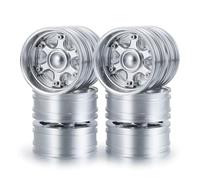 Pour Tamiya 1/14 Jante Arrière Moyeu Alliage D'aluminium À 6 Rayons Pièces Accessoires Pour Camions Tracteurs Radiocommandés Moyeu Roue Chenille Rc(4pcs)