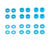 Pour Tamiya 53539 Pour Tt02 Pour Tt01 Xv01 Xv02 24 Pièces Jeu D'entretoises De Vis M3 Vis 3 Mm Joint Plat Rondelle Accessoires De Mise À Niveau De Voiture Rc Pièces Rechange