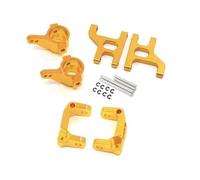 pour Tamiya CC01 1/10 A45F - Métal Kit Bras Suspension pour Porte-fusée Et Support Moyeu Direction Avant Voiture RC Crawler Pièces D'amélioration Direction