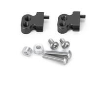 Pour Tamiya CC01 1/10 Tours Choc Avant Arrière Métal Supports Tige De Liaison Traction Ensemble Direction Pièces Voiture Camion À Dérive RC Accessoires Modèles RC(Front Mount-Black)