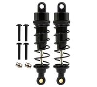 Pour Tamiya CC01 Pour HSP 2 Pièces Amortisseur Métal Aluminium L 70 Mm Suspension À Ressort Chenille RC Voiture Mise Niveau Y02 RC Composants(Black)
