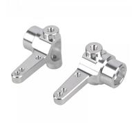 Pour Tamiya GF-02 GF-01 WR-02C Pièces Rechange Améliorations Bras Suspension Avant Arrière Aluminium Fusées D'essieu Pour Porte-moyeux C RC Mise Niveau Modèles(Silver)