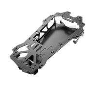Pour Tamiya Kit De Châssis En Aluminium Accessoires De Mise À Niveau Et De Réaménagement Pour Véhicule D'attaque Pour Rapide RC ChâSsis Rc Rails Cadre(Black)