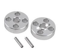 Pour Tamiya NovaFox Grand Arbre 50mm Moyeux Alliage Daluminium Accessoires Mise À Niveau Pièces Rechange Réparation Modification PièCes Rc(Silver)