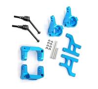 Pour Tamiya Pour CC01 TA02 TA03 1/10 Bras Oscillant Avant Bras Fusée Arbre D'entraînement Support Moyeu Base C Ensemble D'arbre Transmission Pièces De Voiture RC D'entraînement Arbre(Blue)