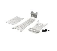 Pour Tamiya Pour Hotshot Ii 2024 58737 1/10 Châssis Acier Inoxydable Plaque Antidérapante Protecteur D'essieu Pièces Mise À Niveau Voiture Rc RC Voitures Modèles