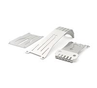 Pour Tamiya Pour Hotshot II 2024 58737 1/10 Plaque Protection Châssis Acier Inoxydable Protection D'essieu Pièces Accessoires Mise À Niveau Voiture RC Remplacement PièCes Rc