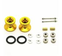 Pour Tamiya Pour Mini 4WD Doubles Rouleaux Aluminium Avec Anneaux Caoutchouc 13-12mm Pièces Personnalisées 15418 Comprend Des Écrous Vis Roulements Accessoires Modèles RC(Yellow)