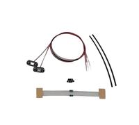 Pour Tamiya Pour Scania 770 Pour Actros 3363 Pour Volvo Pour Man Lesu 1/14 3v Feux Gabarit Latéraux Feux Détresse RC Pièces Remorques Camions Phares RC(White)