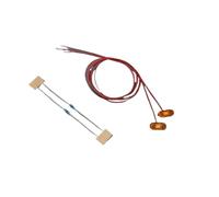 Pour Tamiya Pour Scania 770s 56368 Pour Volvo Pour Actros Pour Man 1/14 2 Pièces 3v Feu Position Largeur Lampe D'avertissement Rc Camion Benne Voiture Projecteurs RC(Yellow)