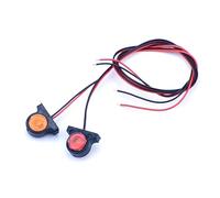 Pour Tamiya Pour Scania 770s Pour Volvo Pour Benz Pour Man 1/14 2 Pièces Deux Couleurs Feux Position Avertissement La Largeur Lampe Rc Dump Truck LumièRe Voiture Rc(Orange)