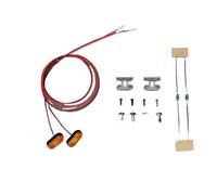 Pour Tamiya Pour Scania 770s R620 Pour Actros Pour Volvo Pour Man 1/14 Témoin Lumineux Largeur RC Pièce Bricolage Camion Benne Basculante LumièRe Voiture Rc(Yellow)