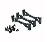 Pour Tamiya Pour Scania Pour Actros Pour MAN 1/14 3 Pièces Support Châssis Central En Métal RC Camion Tracteur Remorque Voiture Benne Mise À Niveau PièCes Rc(Gray)