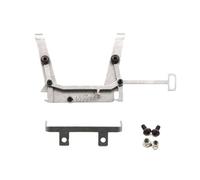Pour Tamiya Pour Scania Pour Benz Pour MAN Pour Volvo 1/14 Verrou Cabine Acier Inoxydable Pour Camion Remorque Tracteur Pièces Rechange Accessoires Rc(Silver)