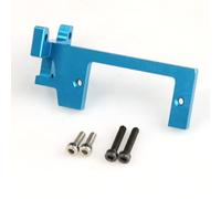 Pour Tamiya Pour Scania Pour MAN Pour Benz Pour Actros 1/14 Boîte De Vitesses Direction Support Servo Camion Radiocommandé Remorque Bricolage Pièces PièCes Rc(Blue)