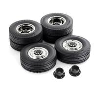 Pour Tamiya Pour Scania Pour Volvo Pour Actros Pour Man 1/14 Kit De Roues Motrices/roues De Moyeu Doubles Pour Camion Tracteur RC Accessoires Modèles RC(2 Front and 2 Rear)