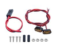 Pour Tamiya Pour Traxxas Pour Yikong Pour Mjx H8h Pour Fms Square Projecteur Ovale Position Feu Signalisation Latéral RC Pièces Mise Niveau Voitures Phares RC(Yellow 1)