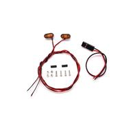 Pour Tamiya Pour TRX4 Pour Defender Pour Bronco Pour Scx10 1/14 8x8mm 11x5mm Matériau Plastique Profil D'avertissement Lumière RC Benne Voitures Pièces Projecteurs RC(Yellow 1)