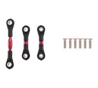 pour Tamiya pour TT-01 1/10 RC Jeu De Biellettes Direction 3 Pièces | RC Pièces Voiture Pièces De Rechange Pour Mise À Niveau De Voiture RC, 3 Pièces, Biellette De Direction En Métal