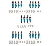 Pour Tamiya Pour TT-01 Pour TT01 Pour TT02 M5 M6 1/10 RC Pièces De Mise À Niveau Bleu AS96 20 Pièces RC Voitures Aluminium Amortisseur Avant Arrière Amortisseur PièCes D'Amortisseur