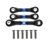 Pour Tamiya Pour TT-02-02T 02 02T 1/10 3 Pièces Tige De Liaison Direction Servo RC Voiture Mise À Niveau Accessoires RC Crawlers Modèles(Blue)