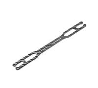 pour Tamiya pour TT-02 1/10 RC Secondaire pour Plaque De Châssis | Rechange Rc Pièces Mise À Niveau Voiture RC, Motif En Fiber Carbone, Plaque Secondaire, Pont Supérieur