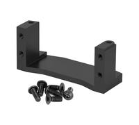 Pour Tamiya Pour TT-02 54977 1/10 1 Pièce Aluminium Support Montage Servo Réparations Voitures Radiocommandées Accessoires Remplacement PièCes Rc(Black)