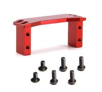 Pour Tamiya Pour TT-02 54977 1/10 Support Servo Alliage D'aluminium Support Base Avec Vis Accessoire Rechange Voiture Radiocommandée PièCes Rc(Red)
