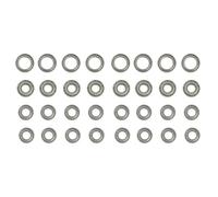 pour Tamiya pour TT-02 TT-02D 1/10 32 Pièces Kit De Roulement À Billes Pièces De Mise À Niveau De Voiture RC Accessoires Pièces De Rechange De Voiture Télécommandée RC Kit Roulement Billes