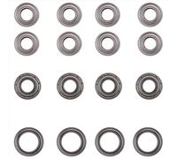 Pour Tamiya Pour TT-02 TT-02D 1/10 Kit De 16 Roulements À Billes Voitures RC Accessoires Pièces Rechange Pour Maquettes L'échelle Kit PièCes Roulement