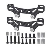 pour Tamiya pour TT-02 TT-02D TT-02R 1/10 RC Amortisseur Reste | Rechange Rc Pièces De Voiture RC 2 Pièces, Amortisseur À Motif En Fiber De Carbone, Tours De Choc 54947