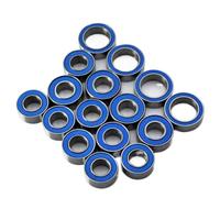 Pour Tamiya Pour TT-02 TT02D TT-02D 1/10 Kit 16 Roulements Étanches MR105 Voitures RC Ièces Accessoires D'amélioration Modèles Roulement RC