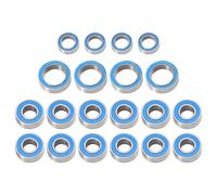 Pour Tamiya Pour TT01 Forme TT01 TT01E TT01D Pour TT02B 1/10 Kit Roulements À Billes Avec Joint Caoutchouc 20 Pièces Améliorations Voitures Accessoires PièCes Rc