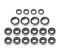 pour Tamiya pour TT01 pour TT-01 TT-01E pour TT-02B TT-01D 1/10 20 Pièces Kit Roulements Scellés Piècese Mise À Niveau Voiture RC Accessoires ModèLes RéDuits Rc