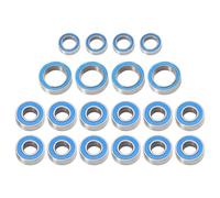 Pour Tamiya Pour TT01 Pour TT-01 TT01E TT01D Pour TT02B 1/10 Kit 20 Roulements Billes Étanches Caoutchouc Voitures RC Pièces Accessoires D'amélioration Modèles Roulement RC