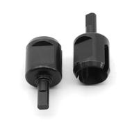 Pour Tamiya Pour TT01 Pour TT02 TT01D TT01E DF-02 M05 M06 1/10 Coupe Joint Boîte Vitesses En Métal Coupelle Différentiel Pièces Détachées Pour Voitures RC RC Modèles Pièces(2pcs Big black)