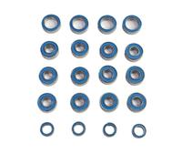pour Tamiya pour Tt01 Tt01D Tt01E pour Tt02B Kit Pièces Mise À Niveau Voiture Rc 20 Roulement Billes Scellé Caoutchouc Pièce Rechange Décorative Pièces Automobiles RC