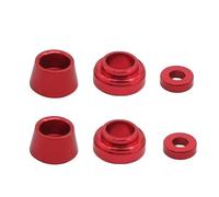 Pour Tamiya Pour TT02 Pour TT-02 1/10 1 Jeu Bagues Et Joints Bride Direction Métal Accessoires Et Pièces Détachées Voitures RC Composants(Red)