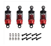 Pour Tamiya Pour TT02 Pour TT-02 1/10 4 Pièces Kit D'amortisseurs Métalliques Pour Véhicules À Chenilles RC Pièces Et Accessoires De Mise À Niveau Et De Remplacement Amortisseur RC