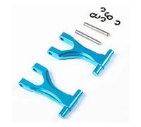 Pour Tamiya Pour TT02 Pour TT-02 1/10 Ensemble Bras Suspension Supérieur Inférieur Avant Arrière Aluminium Accessoires Mise À Niveau Voiture RC Rc Modèles Composants(Blue)