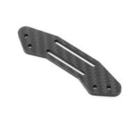 pour Tamiya pour TT02 pour TT-02 1/10 RC Pièce Mise À Niveau Voiture Fiber Carbone Support Pare-Chocs Avant Plaque D'éponge Mousse Décorative Rc Jouets Accessoires