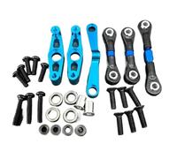 pour Tamiya pour TT02 pour Tt-02 1/10 Rc Voiture Ensemble Direction Métal avec Roulement Biellettes Réglables Pièces Mise À Niveau Bricolage RC Accessoires Voitures