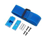 Pour Tamiya Pour TT02 TT02D Pour TT02B 1/10 Support Fixation Métallique Haut Avec Sangle Pièces Accessoires D'amélioration Pour Voitures RC RC Voitures Modèles(Blue)