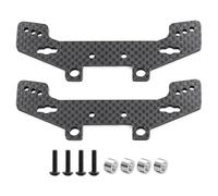 Pour Tamiya Pour TT02 TT02R 1/10 Plaques Fixation D'amortisseurs Avant Arrière En Fibre Carbone Pièces Rechange Et Accessoires Réparation Voitures RC Remplacement PièCes Rc(Type A)