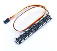 Pour Tamiya Pour Volvo F16 56362 750 8X4 1/14 Feux D'avertissement Feux D'ingénierie RC Camion Dépanneuse Lourde Voiture Accessoires De Mise À Niveau Pièces De Rechange RC Voiture Lumière Lampe