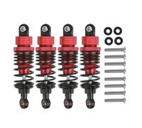 Pour Tamiya Ta03 Ta02 Ta01 Ta03f Xv01 WR-02 Gf-01 Wr-02cb Pour Hsp 94123 Xv-01 4 Pièces Ensemble D'amortisseurs Aluminium Modèles Amortisseurs RC(Red)